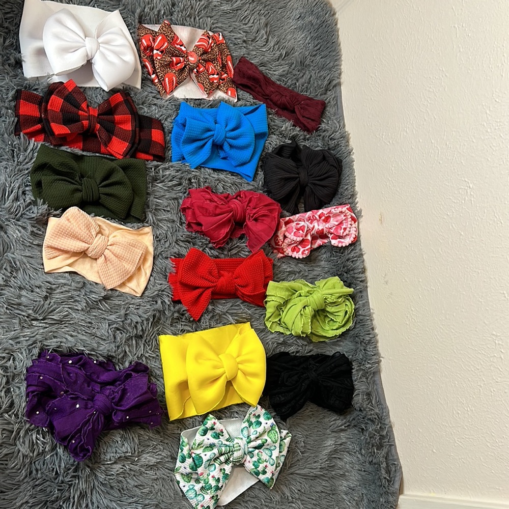 16 pc head wrap bundle toddler/ young girl